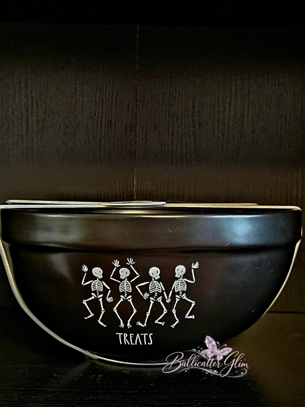 Rae Dunn Dancing Skeletons Mixing Bowls Set of 3 Halloween Retired